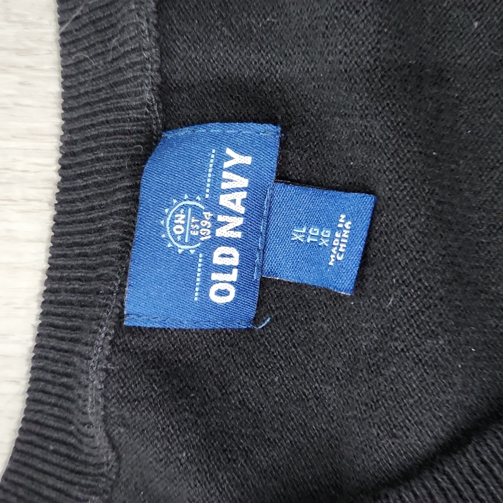 Men's Old Navy v Neck Sweater XL Black - Picture 2 of 4